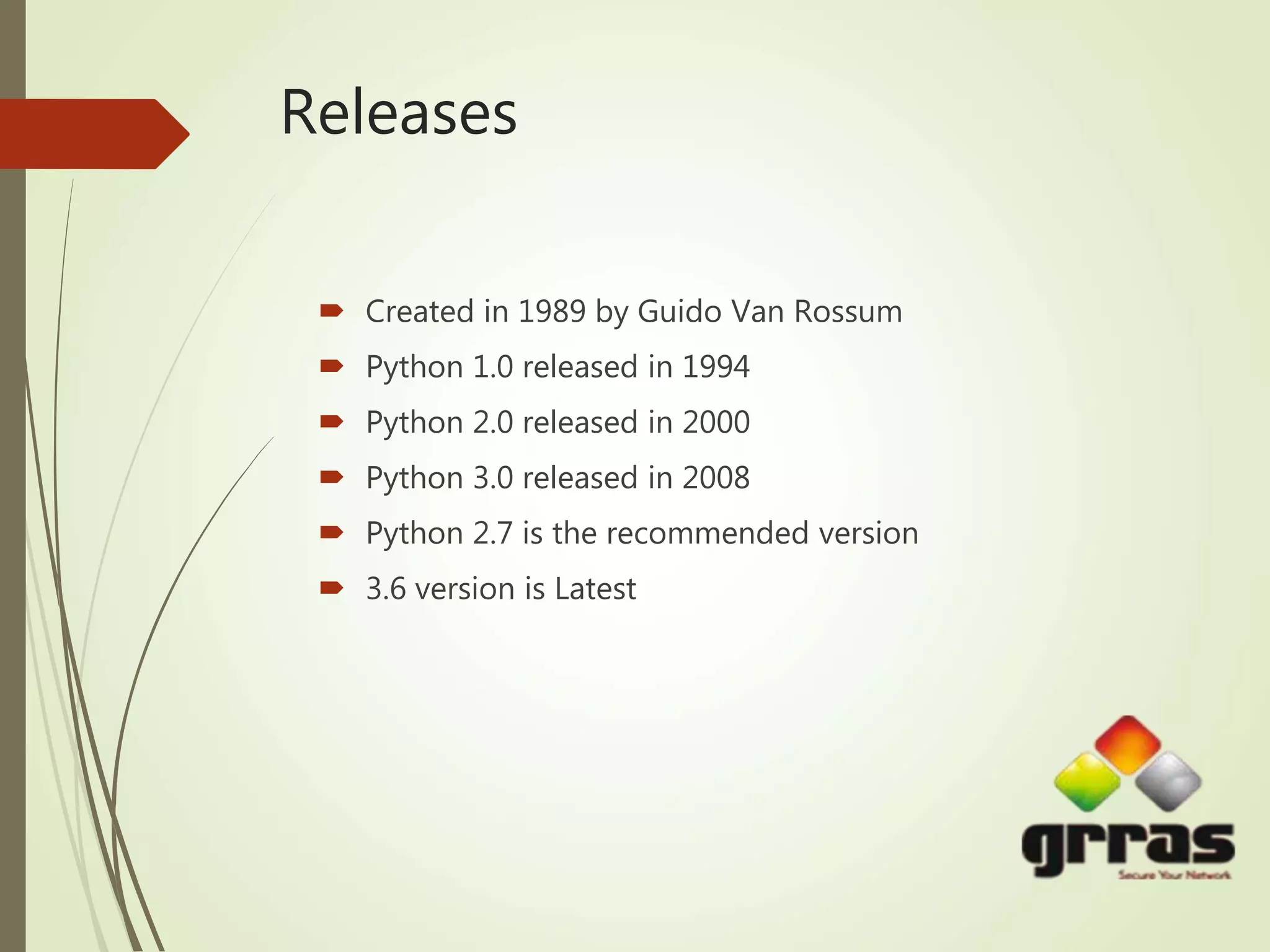 Python Programming ppt | PPT