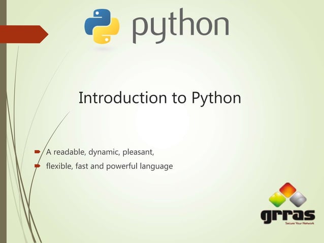 Python Programming ppt | PPT