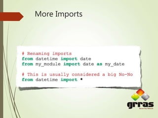 More Imports
 