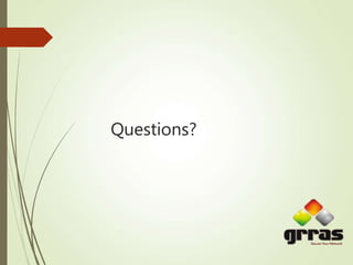 Questions?
 