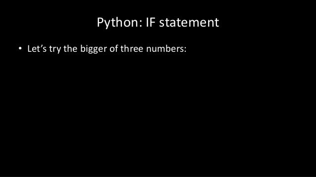 Introduction to Python programming
