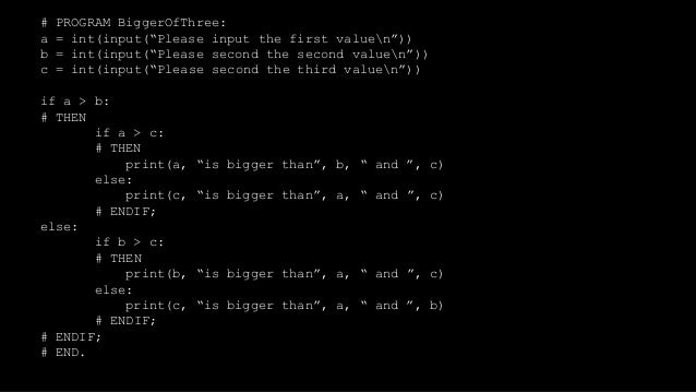 Examples of programs written in python - picturefad