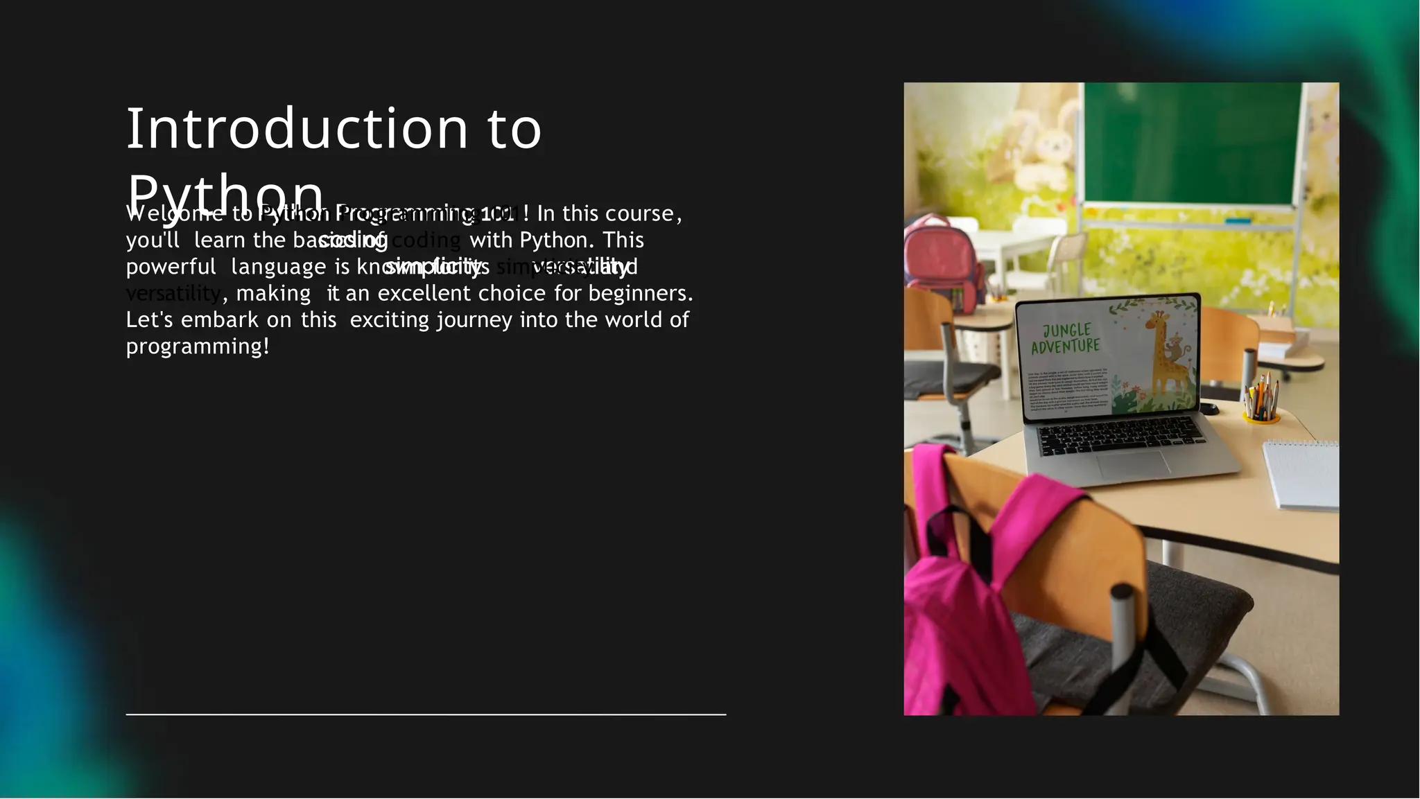 beginner guide for python programming presentation | PPT