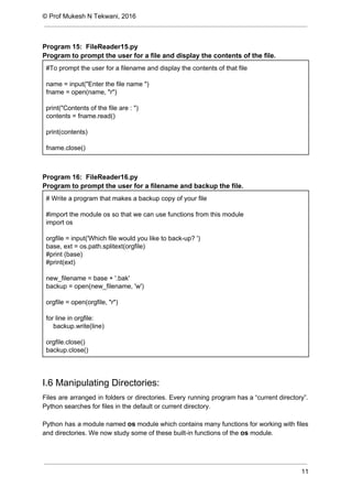 Python reading and writing files | PDF