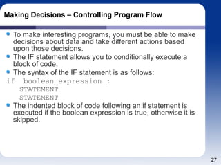 Introduction to Python programming review .ppt