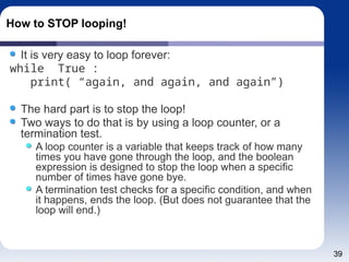 Introduction to Python programming review .ppt