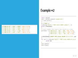 Python sqlite3 - flask | PPT