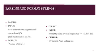 Python- strings | PDF