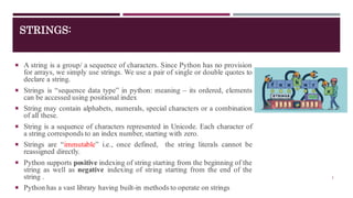 Python- strings | PDF | Programming Languages | Computing
