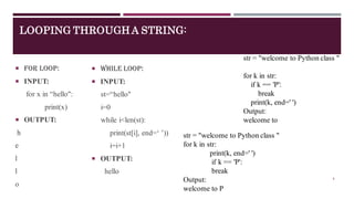 Python- strings | PDF