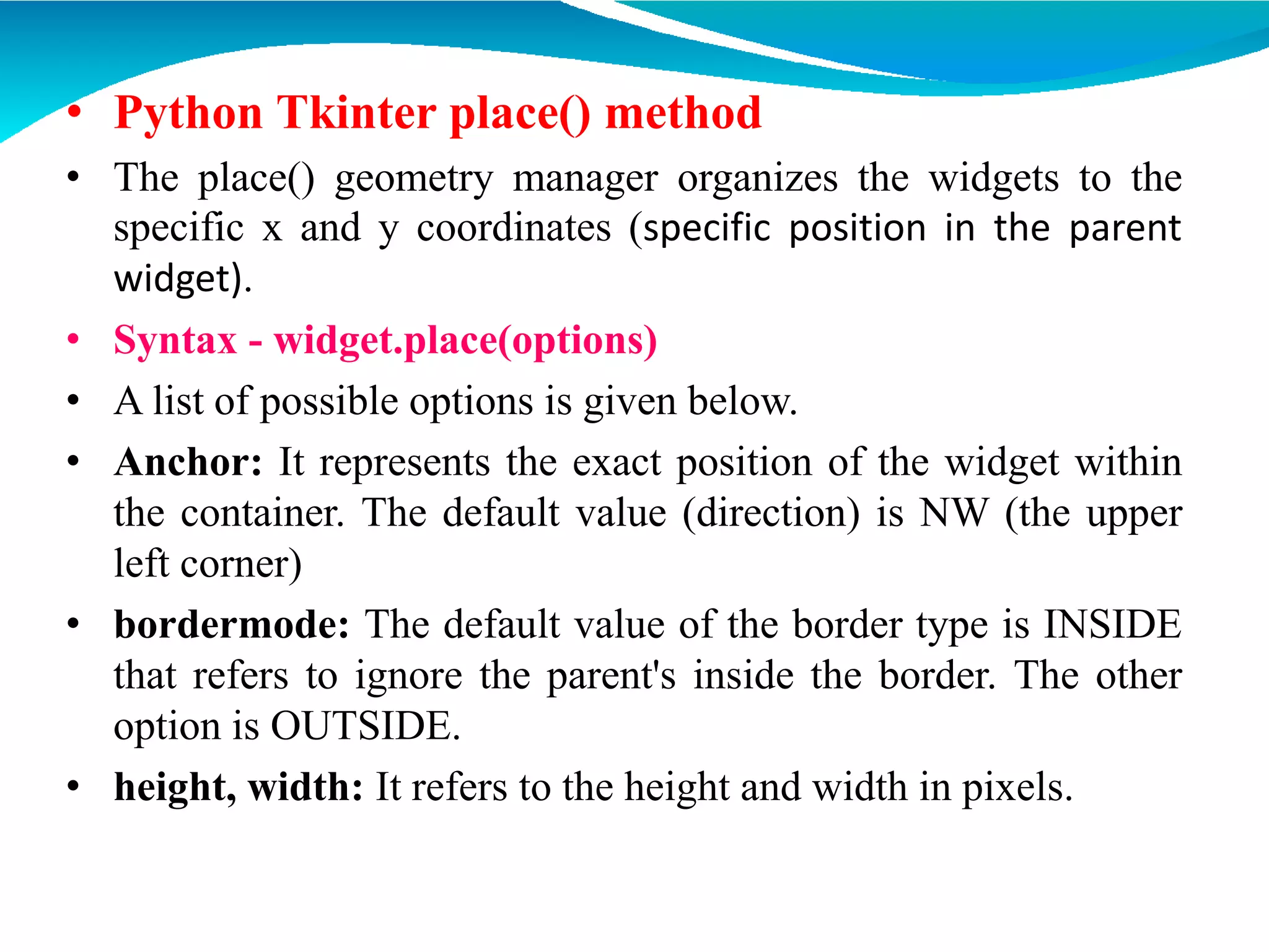 PYTHON - TKINTER - GUI - PART 1.ppt