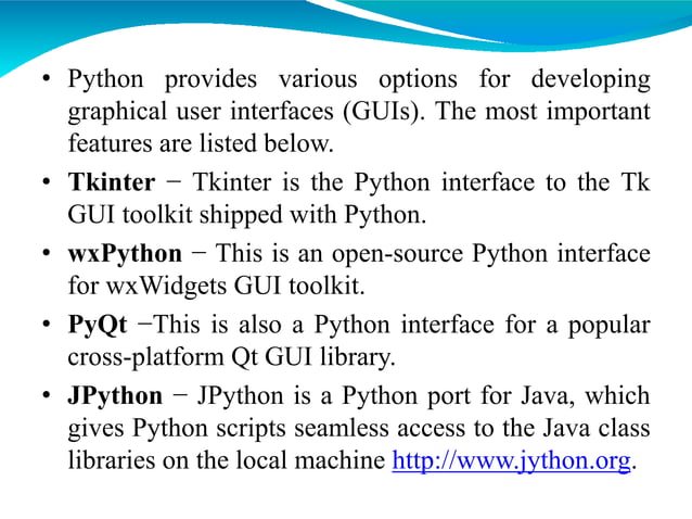 PYTHON - TKINTER - GUI - PART 1.ppt