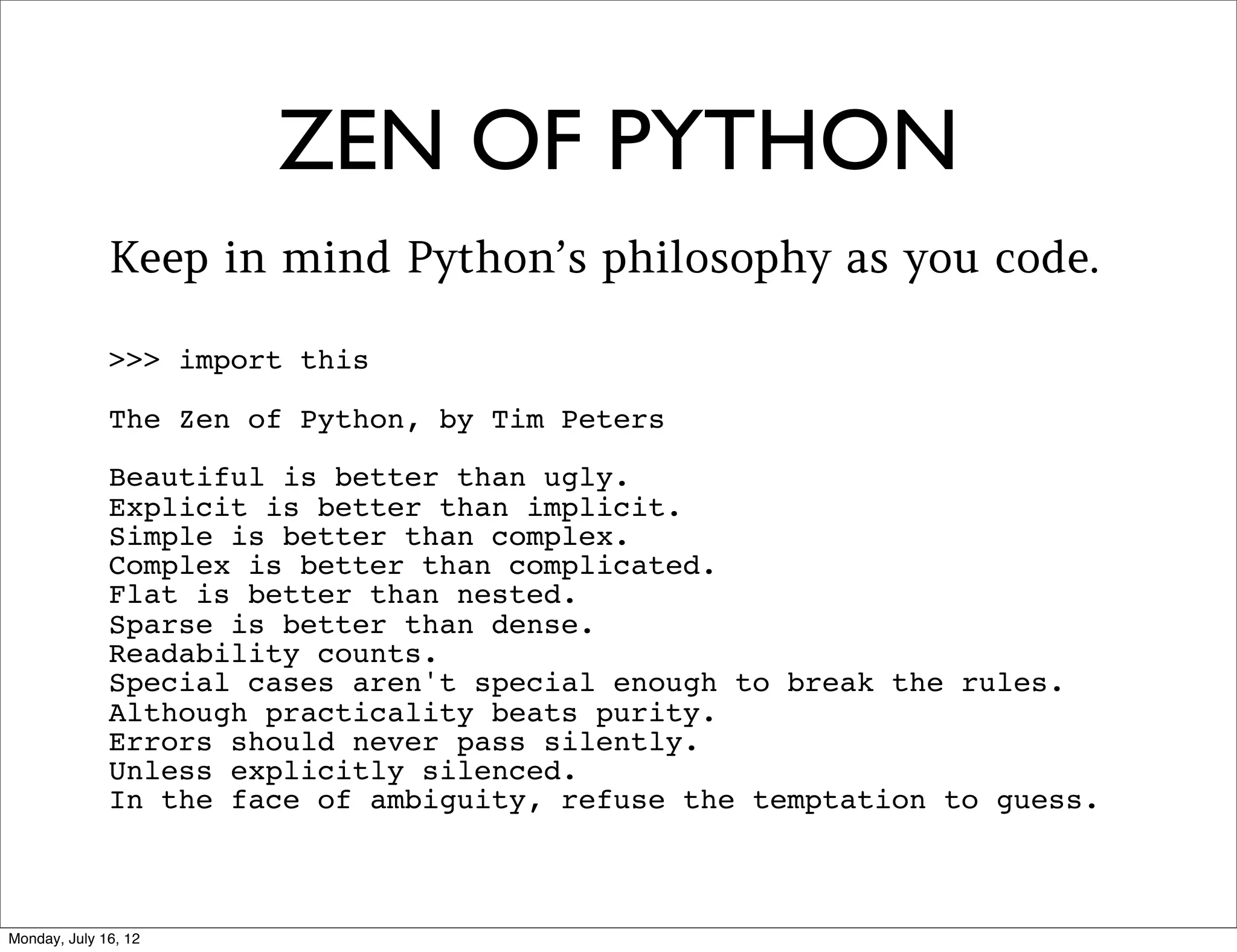 INSTALLING
PYTHON PACKAGES
  The wrong way, and the right way
 