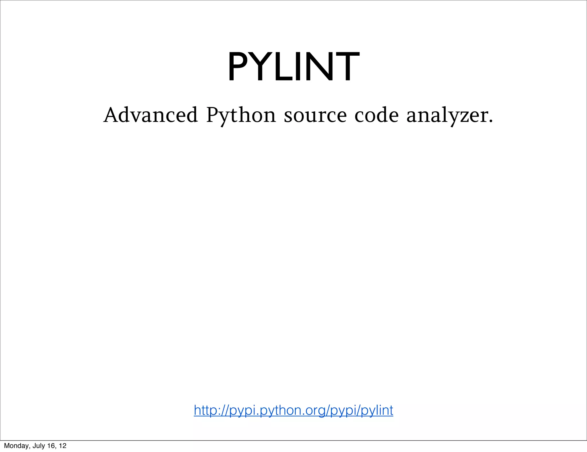PACKAGES
A sample import from this package:
from sound.formats.wav import read_wav


sound/
    __init__.py
    formats/
        __init__.py
        wav.py
        aiff.py
    effects/
        __init__.py
        echo.py
        surround.py
 