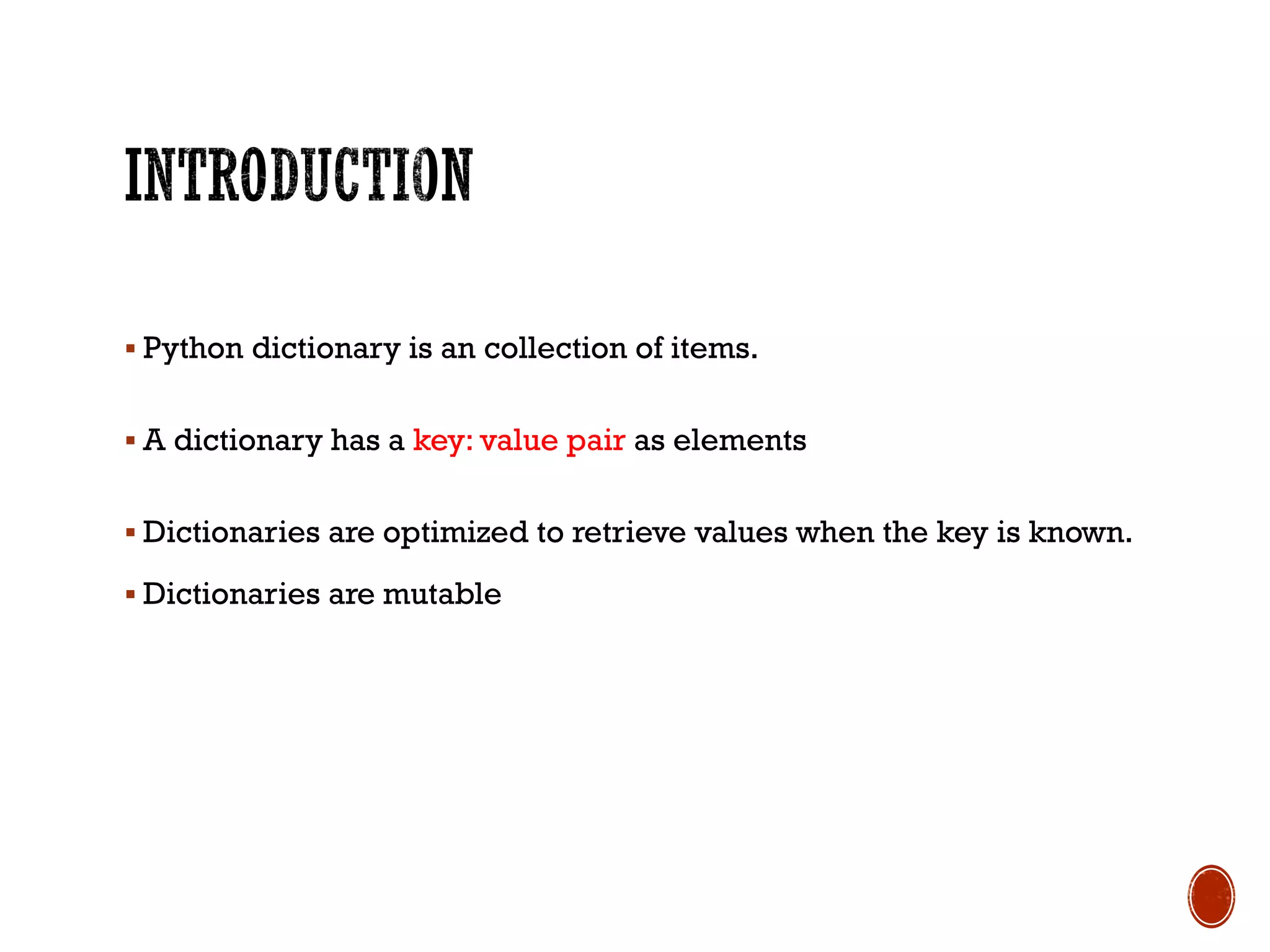 Python tuples and Dictionary | PDF | Programming Languages | Computing