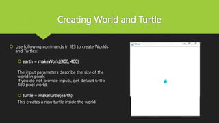 Programming in python-turtle-presentation | PPTX
