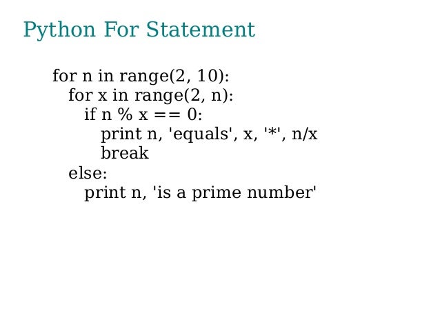 Python tutorial