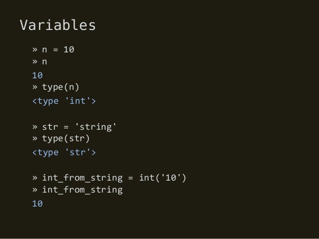 Python Usage (5-minute-summary)