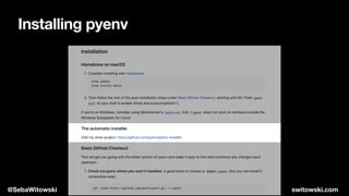 Python Versions and Dependencies Made Easy | PDF