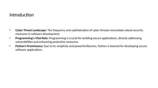 Python vs. Other Languages: Why It Reigns Supreme in Cybersecurity? | PPT