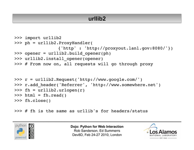 Python Web Tutorial | PPT