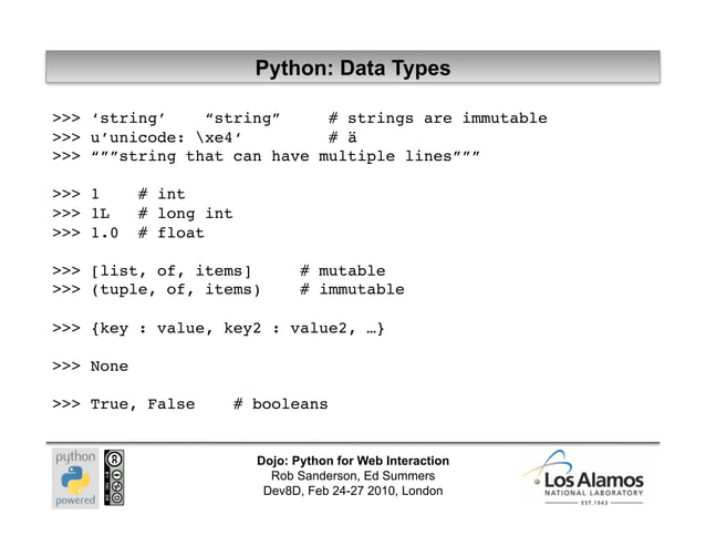 Python Web Tutorial | PPT