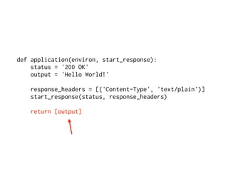 WSGI - PyCon Brasil 2008