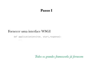 WSGI - PyCon Brasil 2008