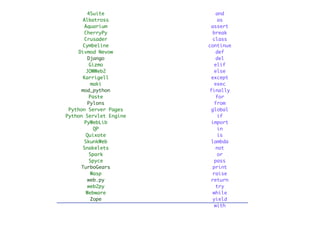 WSGI - PyCon Brasil 2008