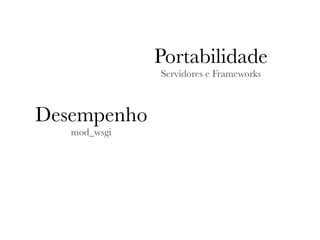 WSGI - PyCon Brasil 2008