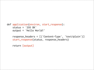 WSGI: a resposta para a questão definitiva sobre Python, a web e tudo mais?