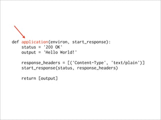 WSGI: a resposta para a questão definitiva sobre Python, a web e tudo mais?