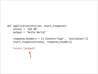 WSGI: a resposta para a questão definitiva sobre Python, a web e tudo mais?