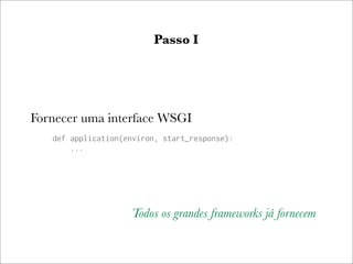 WSGI: a resposta para a questão definitiva sobre Python, a web e tudo mais?