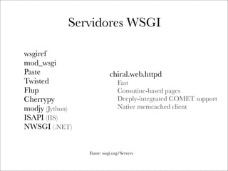 WSGI: a resposta para a questão definitiva sobre Python, a web e tudo mais?