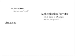 WSGI: a resposta para a questão definitiva sobre Python, a web e tudo mais?