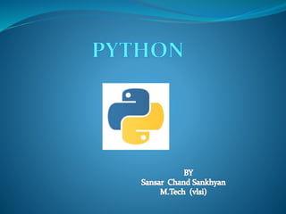 scripting in Python | PPT