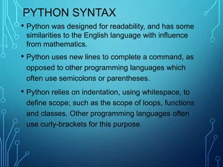 Basic Introduction to Python Programming | PPT
