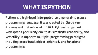 Best Python Online Training in Naresh IT | PPT