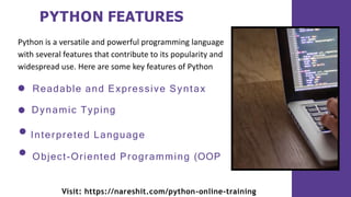 Best Python Online Training in Naresh IT | PPTX