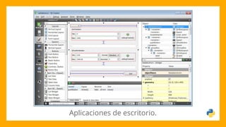 Aplicaciones de escritorio.
 