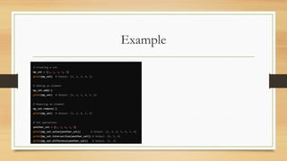 Example
 