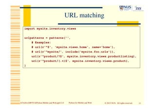 Python for the Mobile and Web | PDF