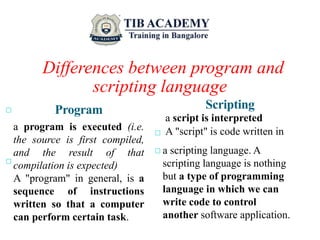 Python tutorial for beginners - Tib academy | PPTX | Programming ...