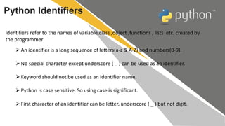 Python Session - 2 | PPT