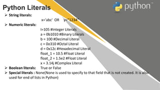 Python Session - 2 | PPT | Free Download