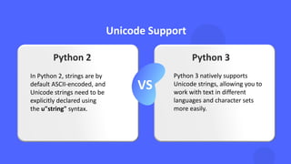 Comparison between Python 2 and Python 3 | PPT