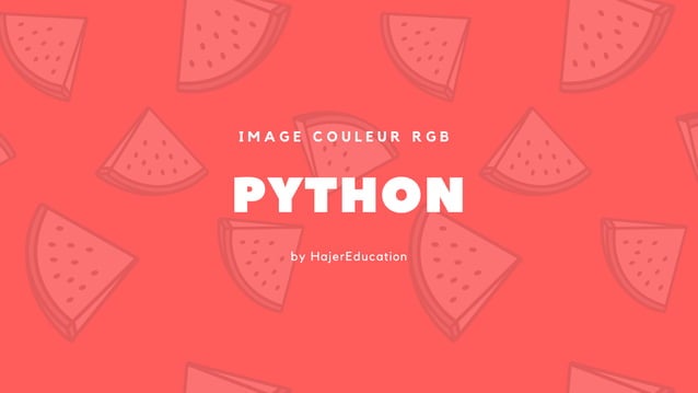 Python Image RGB | PPT