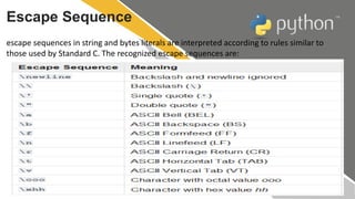 Python Session - 3 | PPT