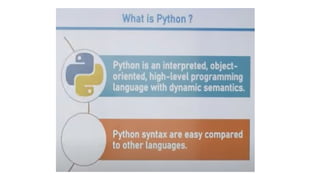 python programming for btech students and degree students | PPTX